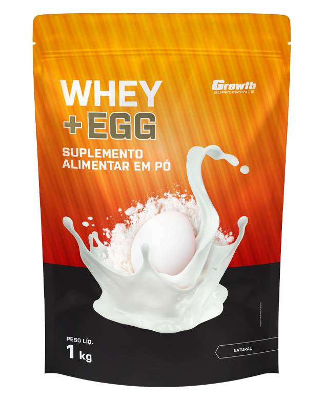 (TOP) Whey e Egg Sabor Natural 1Kg