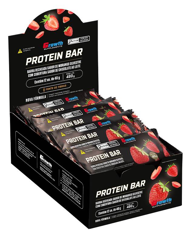 Barra de Proteína com Recheio - Display C/ 12 Un