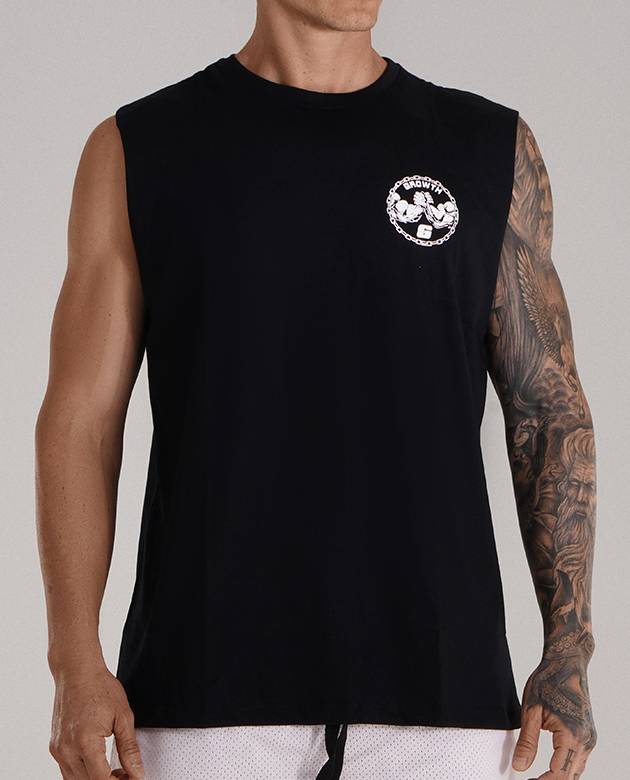 Regata Machao Preta Growth Arm Wrestling